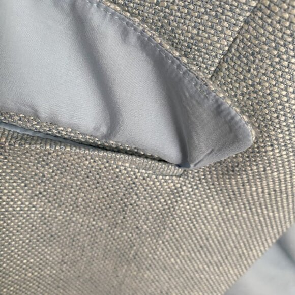 ESQUALO Sky Blue Blazer with Scrunch Sleeves New with Tags - Picture 8 of 13